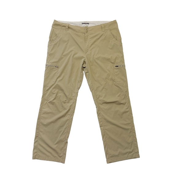 L.L.Bean Vista Trekking Pants Beige | Lightweight Hiking Convertible UPF 50 | 18 - Picture 1 of 7